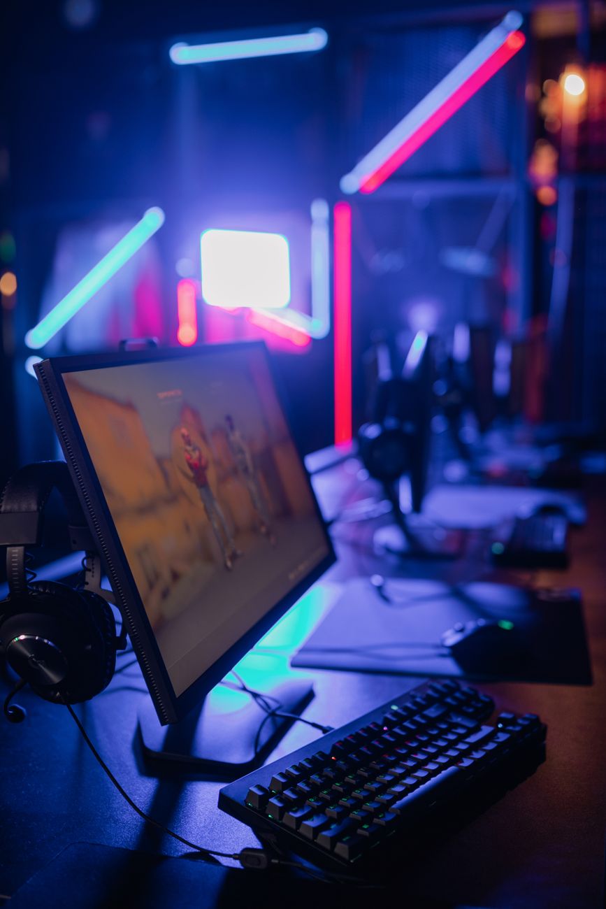 Esport setup professional background
